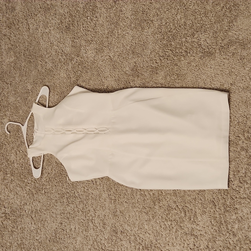 White mini dress